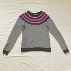 Mossimo cotton acrylic blend knit sweater gray